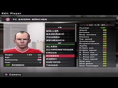PES 2014 - Bayern de Munique - Stats - PS2 - YouTube