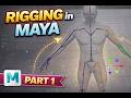 Complete Character Rigging in Maya – Part 1 | Beginner 3D Rigging Tutorial