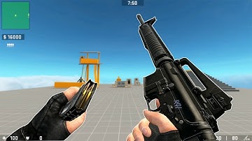 Counter-Strike: Source M16 with MW2022 Animations