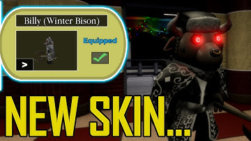 NEW BILLY (WINTER BISON) SKIN... (Roblox Piggy Update)