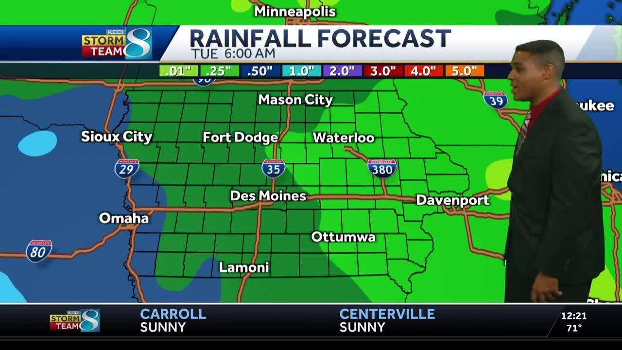 Low rain chance tonight and this weekend - YouTube