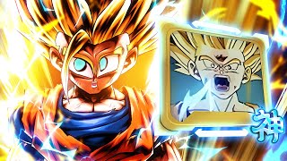 TOSHI WHY??? SSJ2 GOHAN WITH HIS AWAKENED EQUIP DOES INSANE DAMAGE!!! (Dragon Ball Legends)