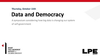 Data and Democracy: Symposium Introduction