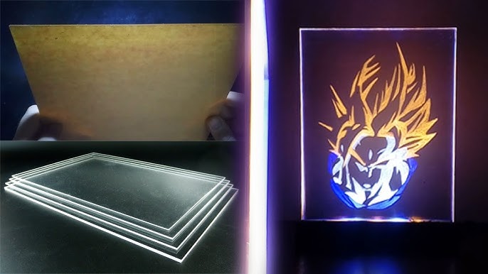 COMO HACER LAMPARA DE VEGETA RESPLANDOR FINAL DRAGON BALL Z / HOW TO MAKE  FINAL GLOW VEGETA LAMP 