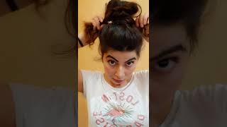 messy bun tutorial#shorts #youtubeshorts #wowblush