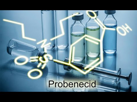 Probenecid inhibe la