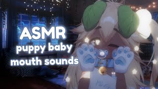 【3DIO ASMR】soft puppy baby mouth sounds (licks, kisses, breathing, binkie, etc.) | FULL VOD screenshot 3