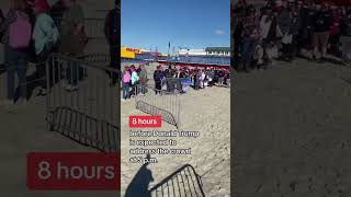 Line forms on Wildwood, N.J. beach ahead of Donald Trump campaign rally