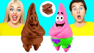 Çikolata ve Gerçek Yemek Meydan Okumasi | Gizli Mutfak Savaşını Kim Kazanacak Choco DO