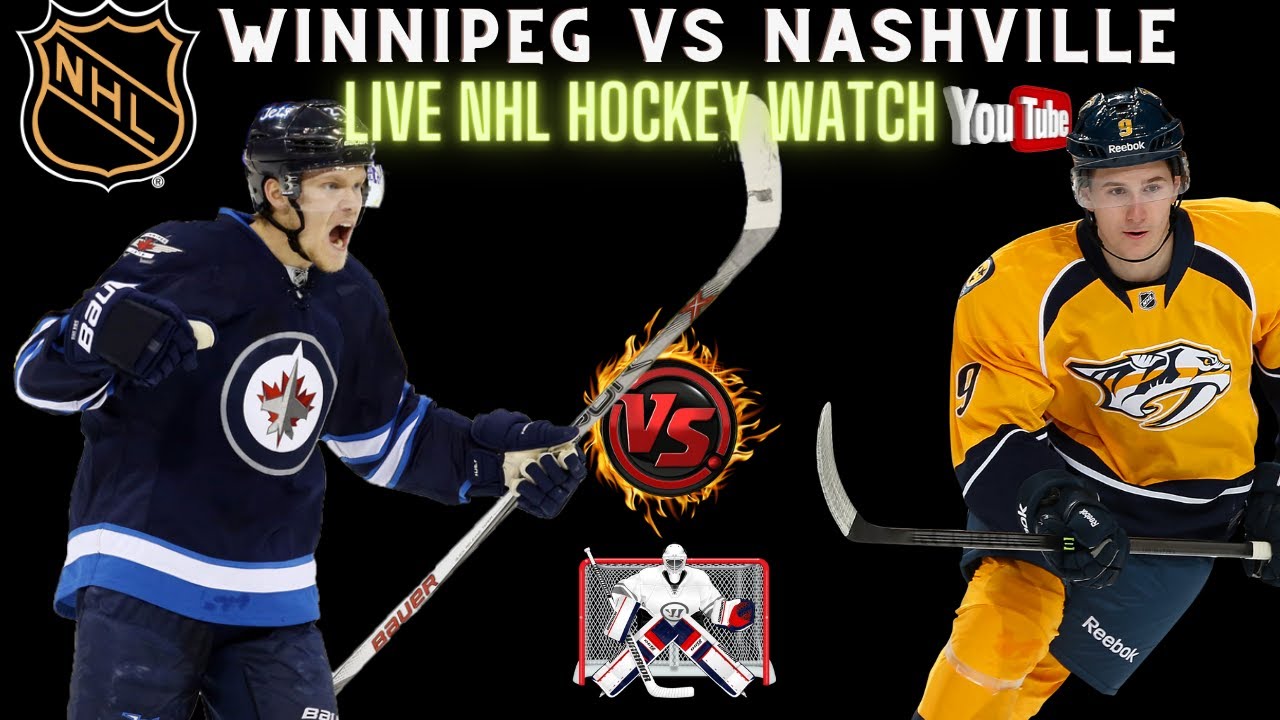 Winnipeg Jets vs Nashville Predators 🔴LIVE NHL Hockey || PITvsWAS ...