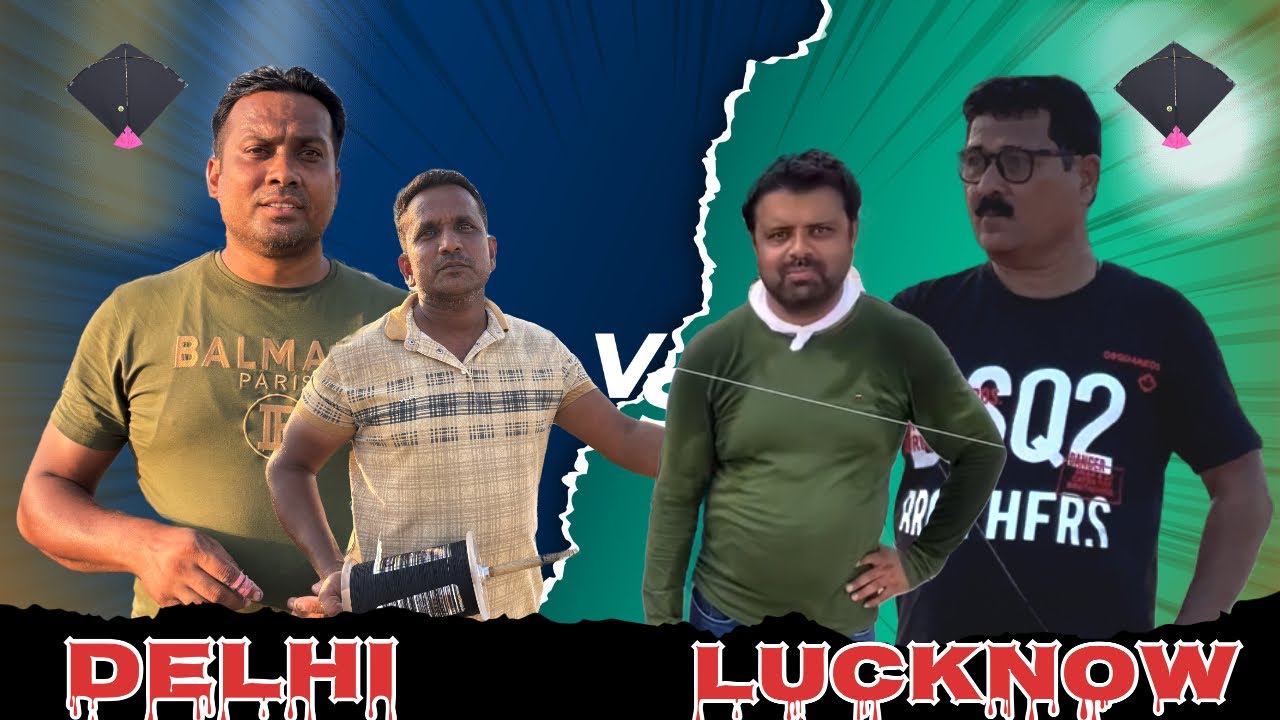 Delhi Vs Lucknow || Young Azad Kite Club Vs International Kite Club || Kite Fighting Match