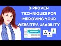 3 Proven Techniques for Improving Your Website’s Usability