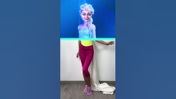 Thumbnail of Elsa Frozen Let it go Cool Challenge #shorts by Anna Kova