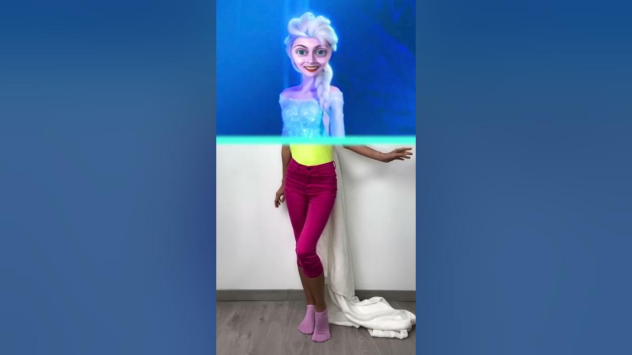Elsa Frozen Let it go Cool Challenge #shorts by Anna Kova