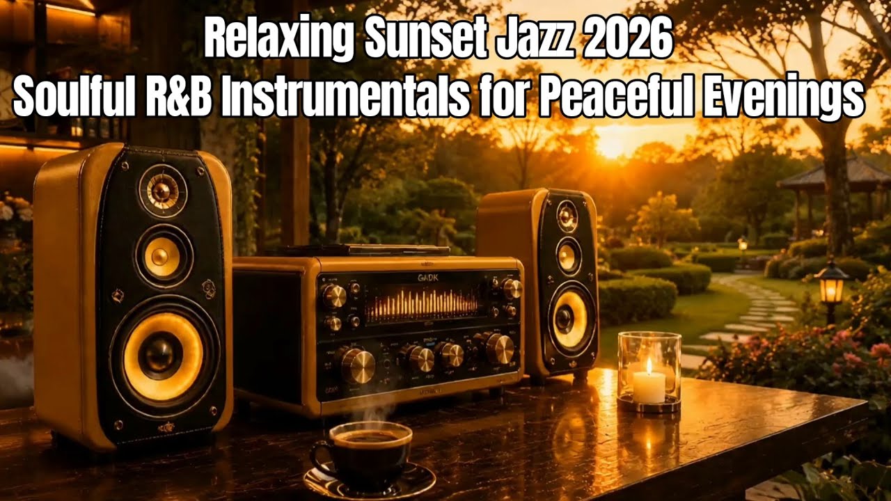Relaxing Sunset Jazz 2026 | Soulful R&B Instrumentals for Peaceful