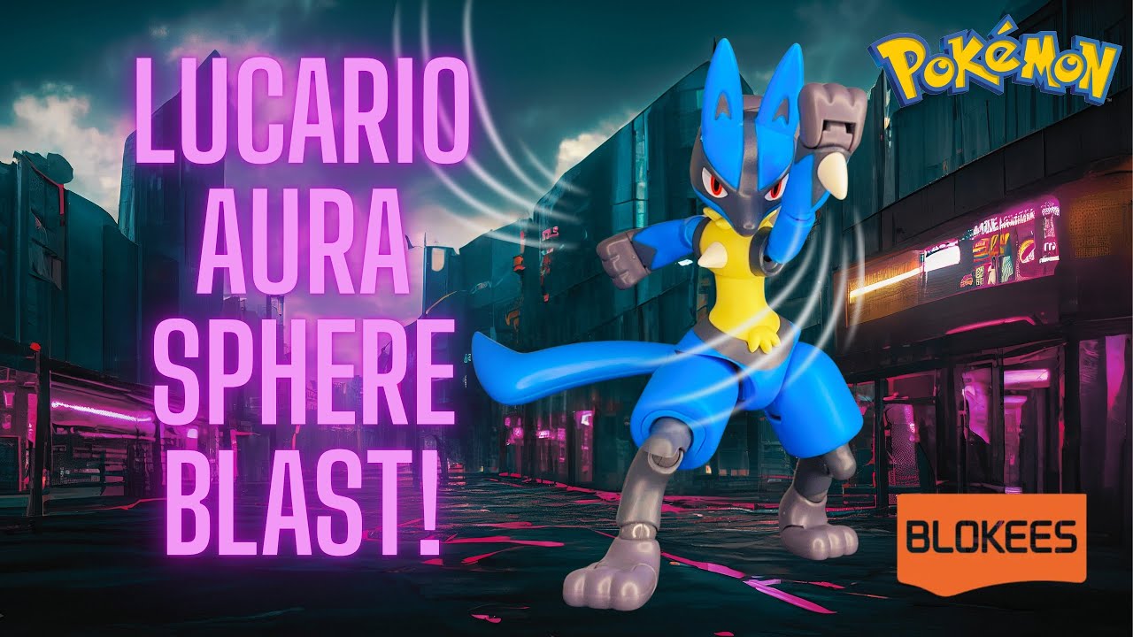 Unboxing & Review: Blokees Lucario - Pokémon Build Unleashed! 