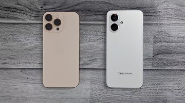 iPhone 16 Pro Max Vs Tecno Spark Go 2 Speed Test Comparison 