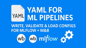 📘 YAML for ML Pipelines | Write, Validate & Load Configs for MLflow + W&B