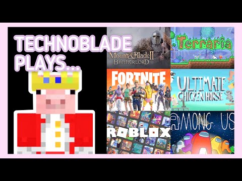 Technoblade Playing Games Other Than Minecraft For 10 Minutes