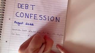 My Debt Confession! Single Income Debt-free Journey