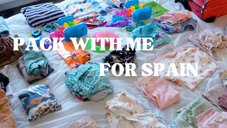 PACK WITH ME | CHILDREN'S SUITCASE FOR SPAIN | GEORGE HAUL
