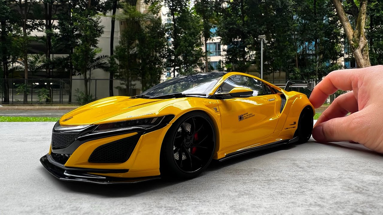 GT Spirit 1/18 Honda NSX Liberty Works – Résine Bleue – Modèle Neuf GT806