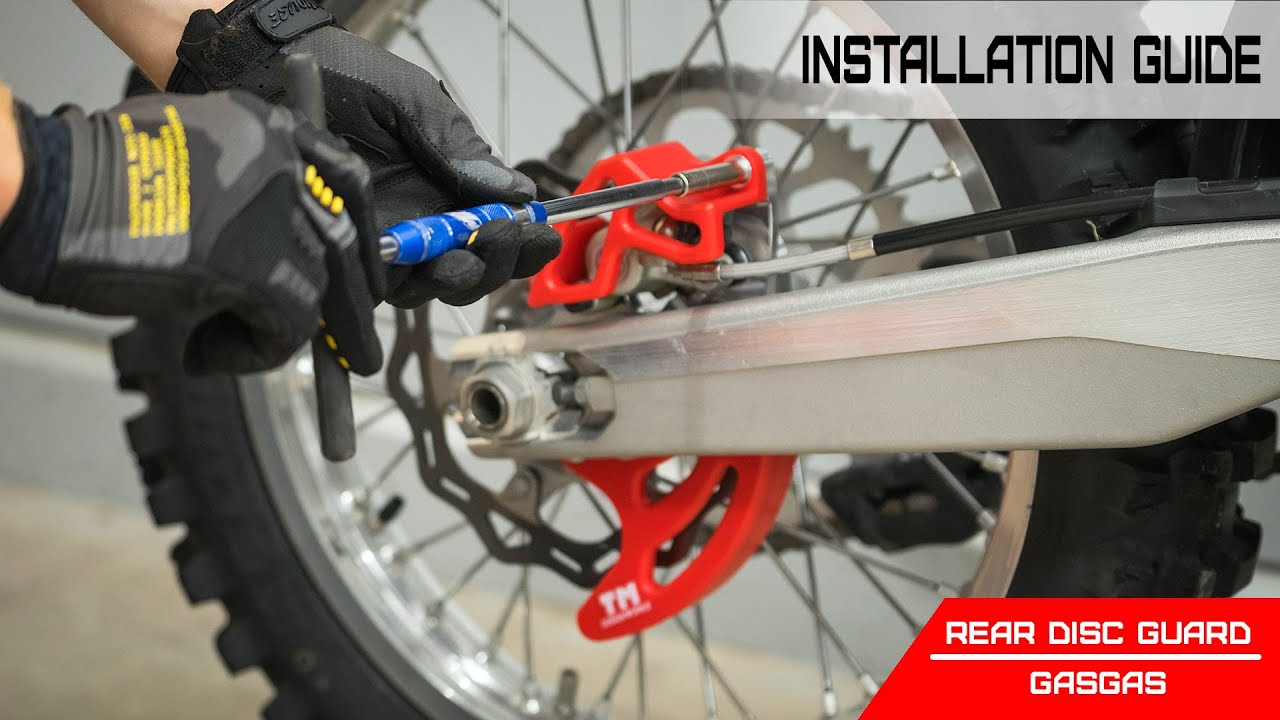 Tm Designworks Rear Rotor Guard TM Designworks Rear Disc Guard | How-To Install | 2022 GasGas EX250F ...