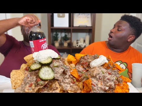 Dr Pepper & Rotel Nachos 🤰🏽 Pregnancy Craving With My Son| Mukbang!