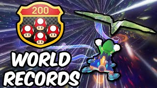 Reacting to WEEK 1 WAVE 6 200cc WORLD RECORDS - Mario Kart 8 Deluxe DLC