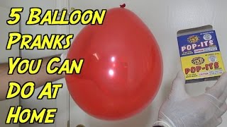 5 Evil Balloon Pranks You Can Do At Home - HOW TO PRANK (Evil Booby Traps) | Nextraker