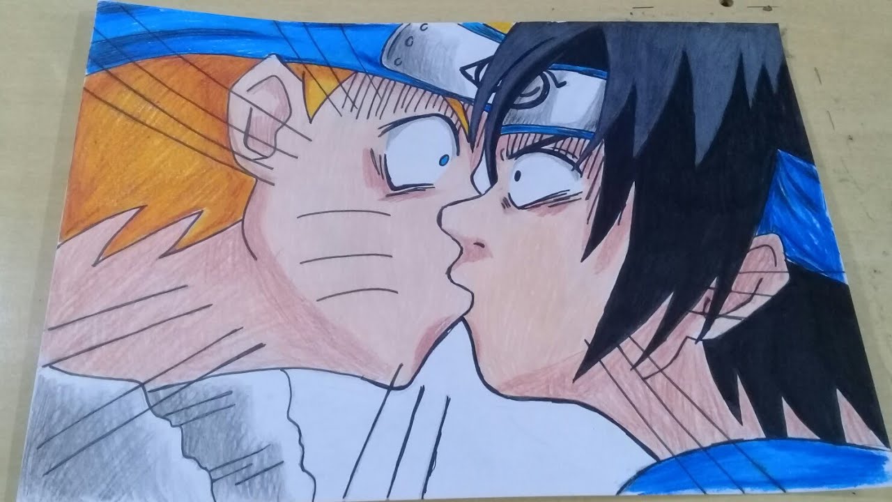 Como Desenhar Anime Beijo Passo a Passo 