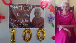 Thalia Celebrates Her Grandmother's 100th Birthday