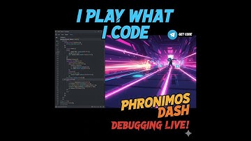 I Play What I Code: Building [PHRONIMOS DASH] LIVE! #GameDev #LiveCoding #VSCod #SourceCode #gaming