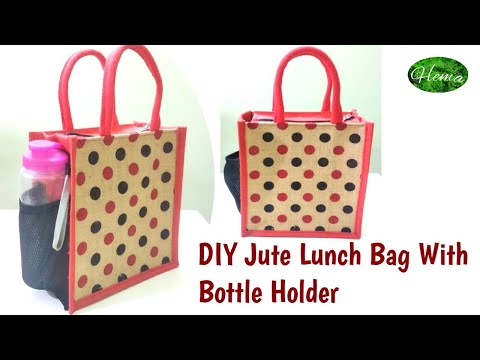 lunch bag with bottle holder
