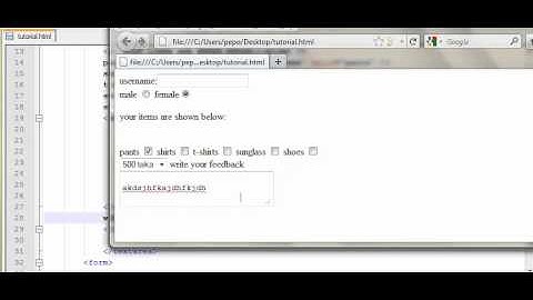 html tutorial in bangla (text area)