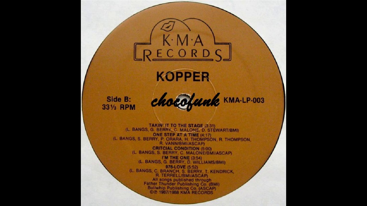 Watch "Kopper" "One Step at a Time" 1988 on YouTube Watch "Kopper" "One Step at a Time" 1988 on YouTube