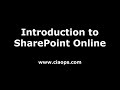 Introduction to SharePoint