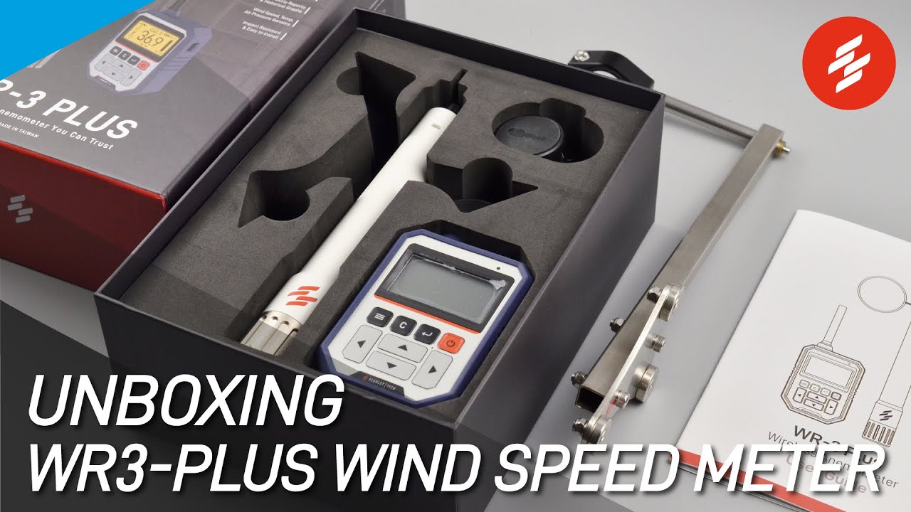 Unboxing WR3-Plus Wind Speed Meter
