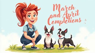 March and April Completions and WIPS ❤️ #diycrafts #crafts #mentalhealth 