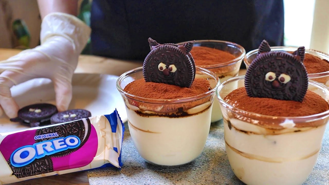 オレオティラミスの作り方　OREO Tiramisu｜Matcha Tea Sweets