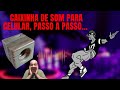 Faça essa caixinha de som para celular passo a passo, estou diponibilizando o arquivo de corte...