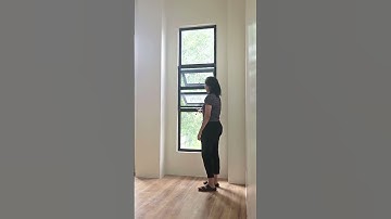 60 Series Awning Window with Roll Up Screen | Awning Window Modern Design #shorts