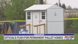 Greensboro officials push for permanent pallet homes