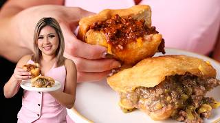 Ultimate Stuffed Sopapillas Two Ways: Red Chile & Green Chile!!! screenshot 5