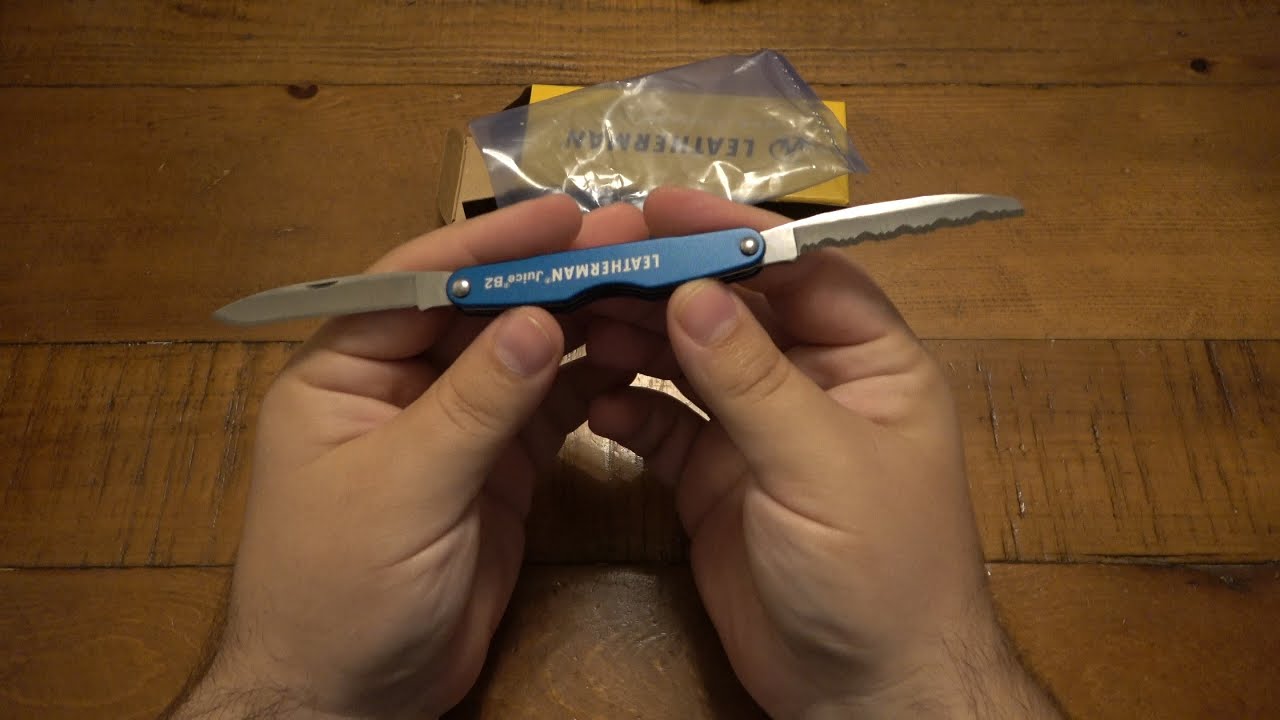 Leatherman Juice B2...Just Blades For A Great Backup Knife YouTube