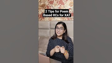 2 Tips for Poem Based RCs in XAT| 102 Days Left for XAT 2024 | The Ultimate XAT Countdown #xat