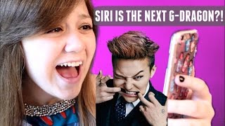 SIRI IS THE NEXT G-DRAGON?! | Siri sings K-Pop + Announcements