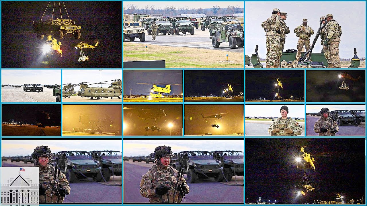 Air Assault Brigade Soldiers Demonstrate Large-Scale Sling Load Operations at Alexandria