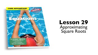 Equations 29 – Approximating Square Roots | Math Fluency