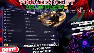 [Azure]Forsaken Script🤩 NEW KEYLESS🔥 Silent Aim/Aimbot😎,Auto Block,Invisibility,Auto Generators✨